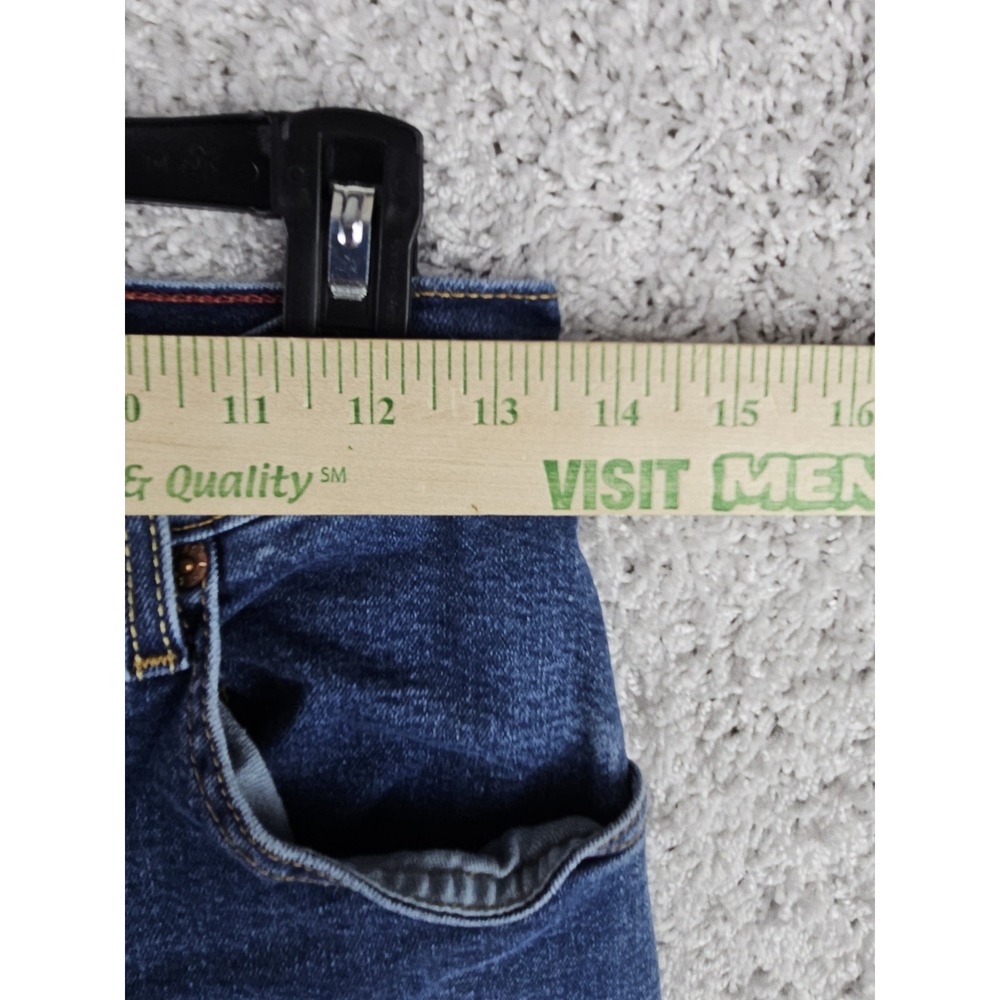 Vtg Levis 350 Relaxed Straight Jeans Womens‎ 6m (27x29) Bootcut Blue Denim Jeans - Picture 6 of 15